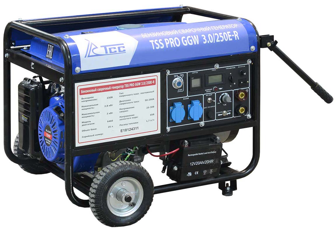 Сварочный генератор ТСС PRO DGW 3.0/250E-R