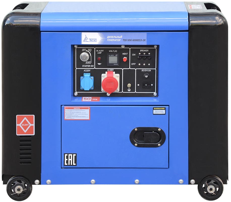 Дизельный генератор ТСС SDG 6000ES3-2R