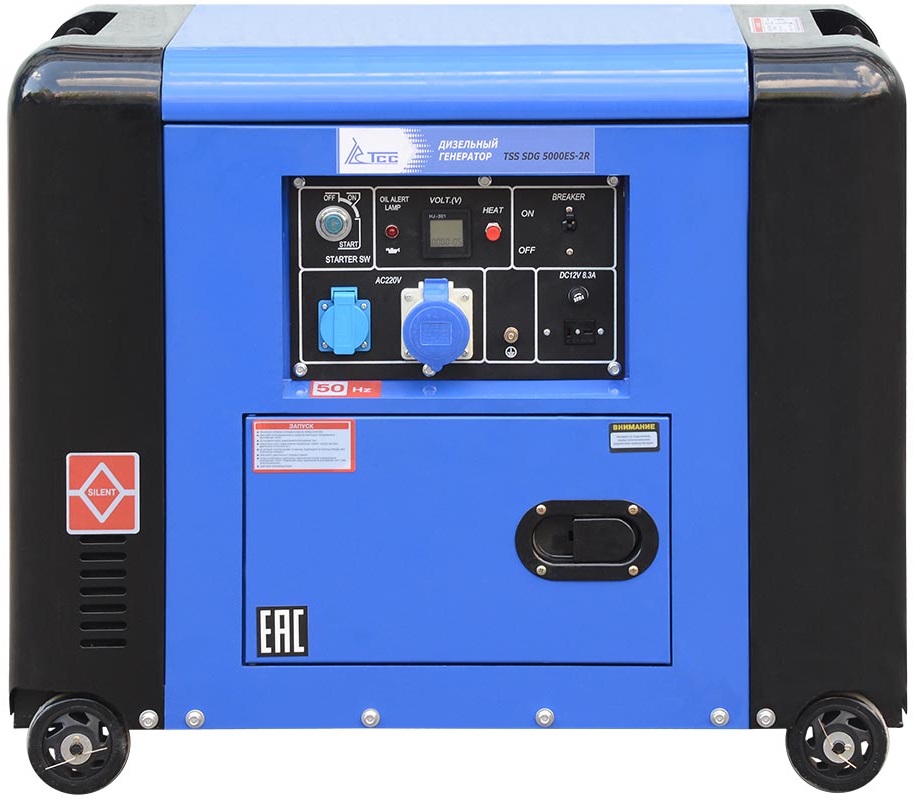 Дизельный генератор ТСС SDG 5000ES-2R