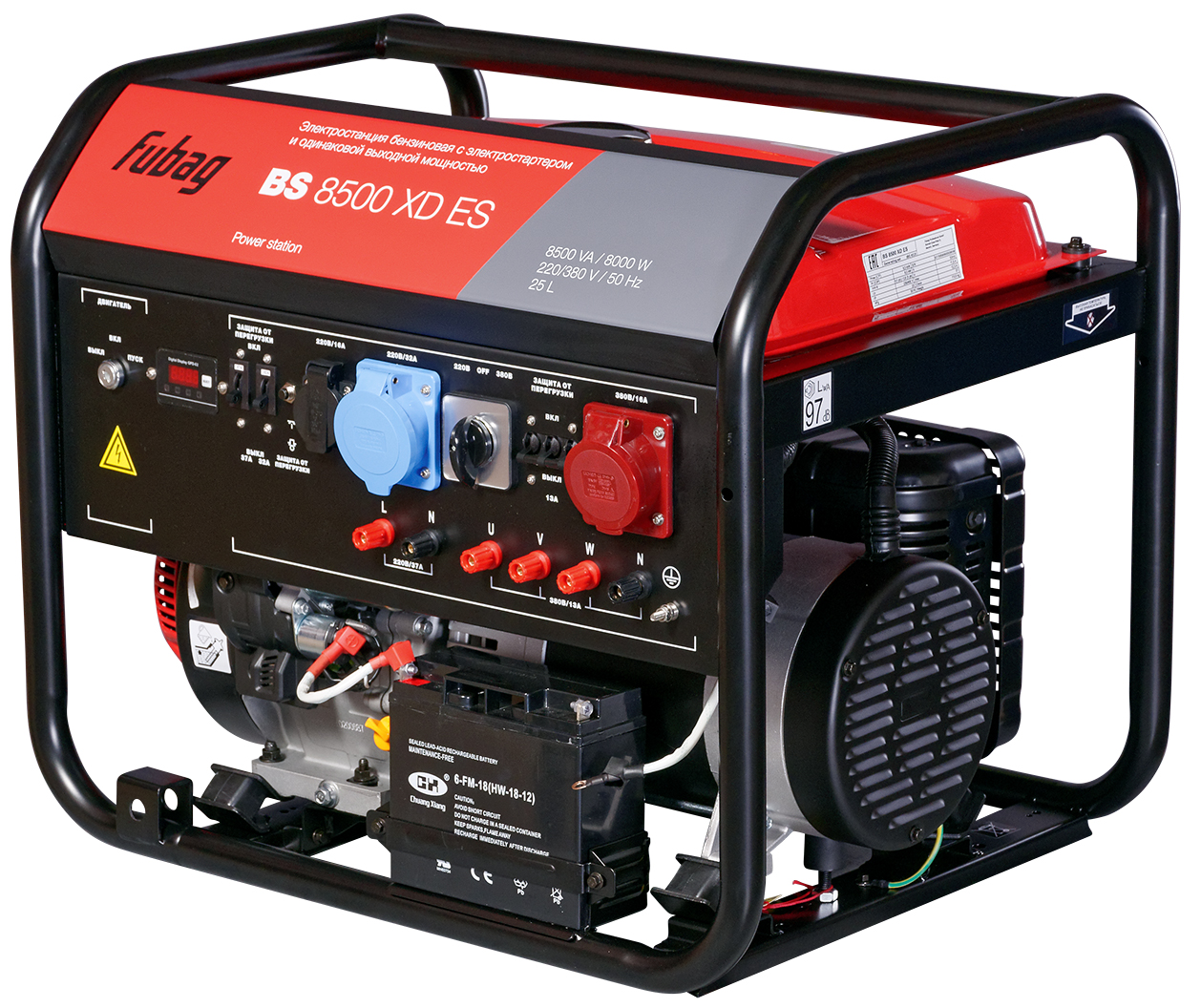 Бензиновый генератор Fubag BS 8500 XD ES
