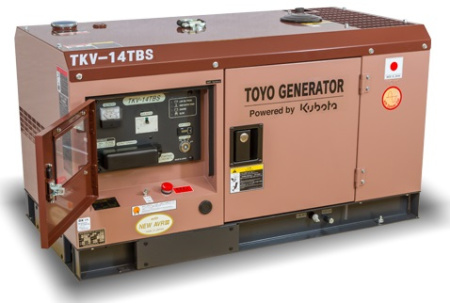 Дизельный генератор Toyo TKV-14TBS с АВР