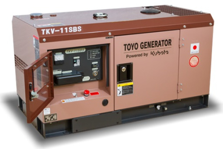 Дизельный генератор Toyo TKV-11SBS с АВР